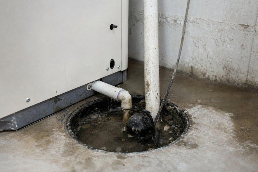Indoor air conditioning drain components