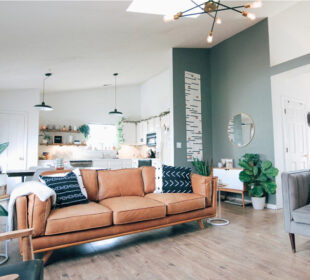 Living Room of a House on Property