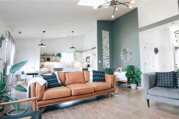 Living Room of a House on Property
